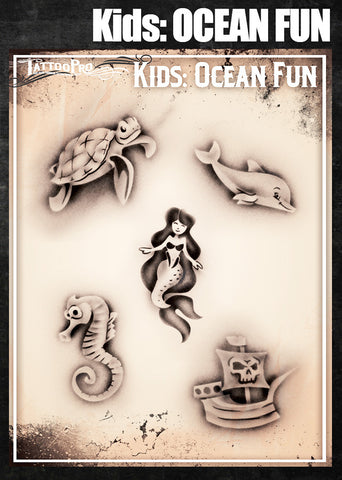 KIDS: Ocean Fun - Tattoo Pro Stencils