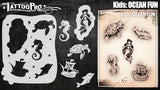 KIDS: Ocean Fun - Tattoo Pro Stencils
