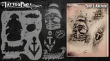SHIP & ANCHOR - Tattoo Pro Stencils