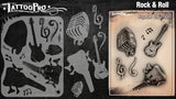 ROCK AND ROLL - Tattoo Pro Stencils