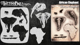 African Elephant - Tattoo Pro Stencils