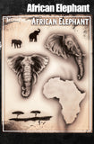 African Elephant - Tattoo Pro Stencils