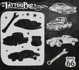 Classic Cars - Tattoo Pro Stencils