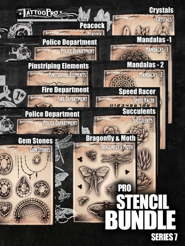 Pretty Flowers – Tattoo Pro Stencils